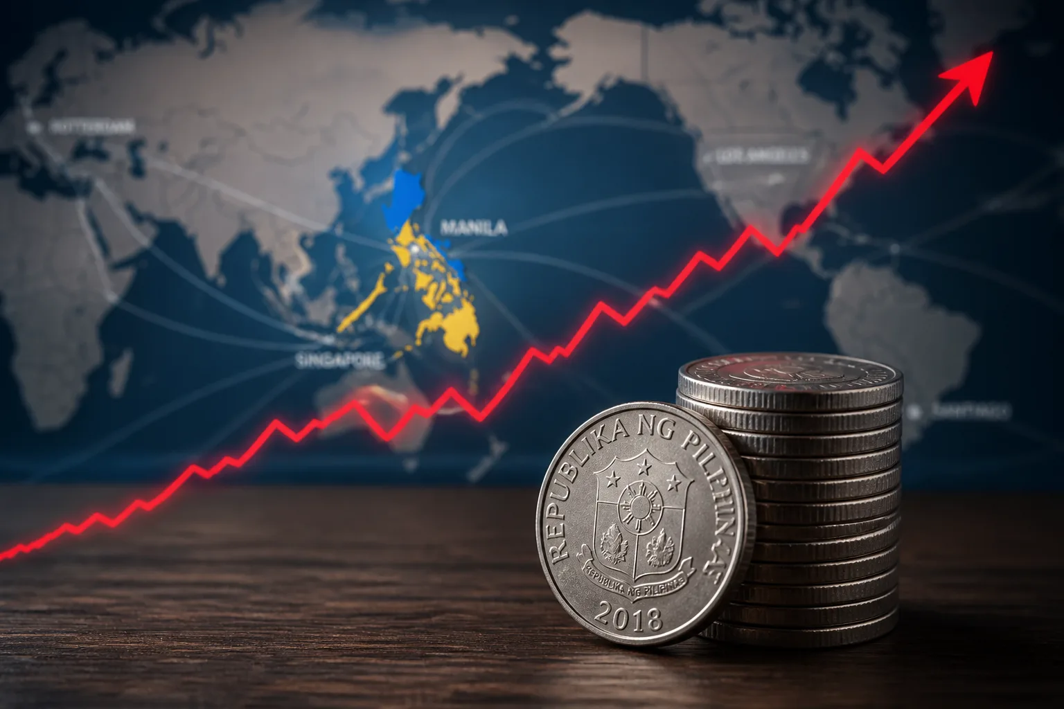 Philippine Stock Index Surges 6.14% as Peso Reclaims 60 Level Amid US-Iran Peace Deal