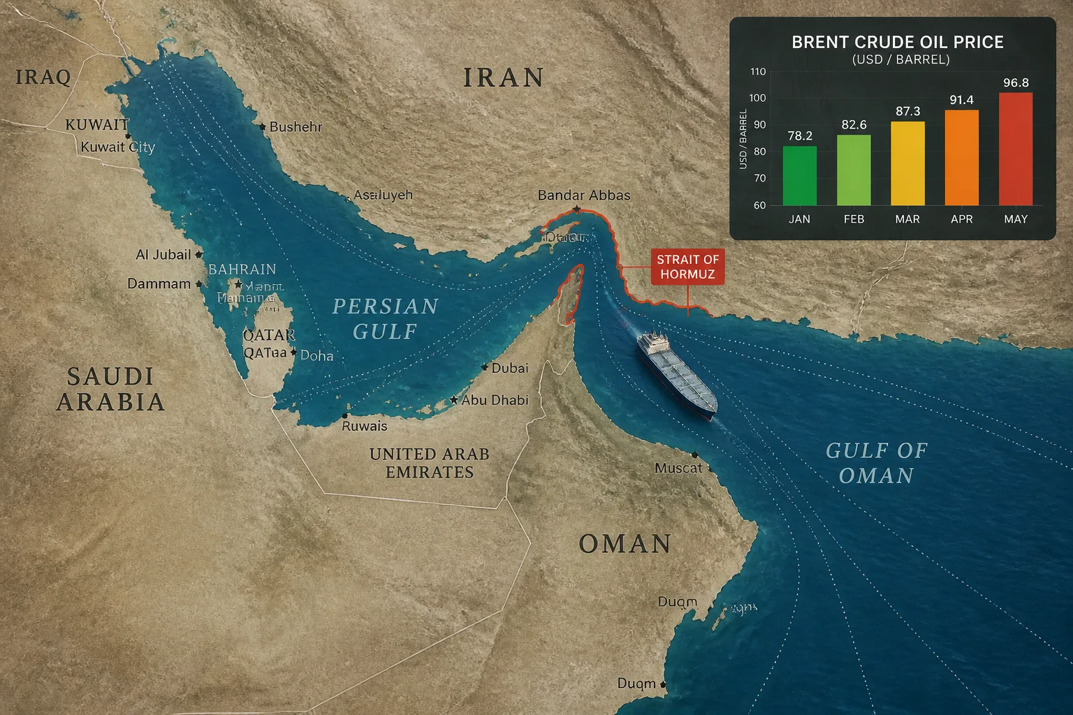 US-Iran Framework Deal to Reopen Strait of Hormuz Sparks Oil Market Shift