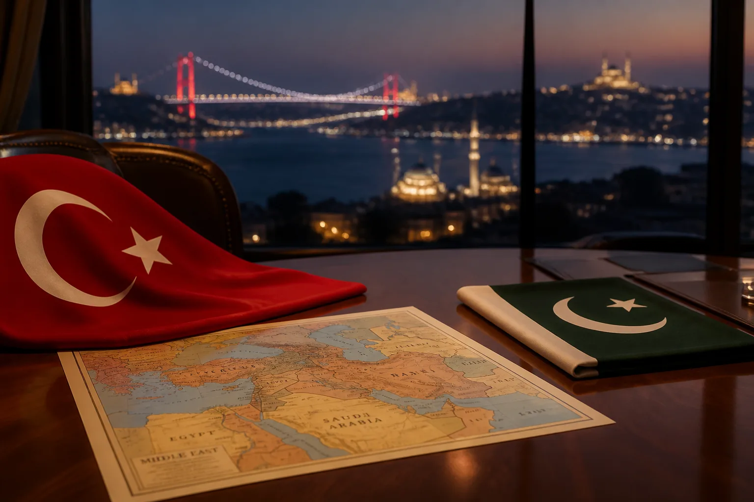 Erdogan Urges Regional Support for Middle East Peace as He Meets Pakistans Sharif in Istanbul