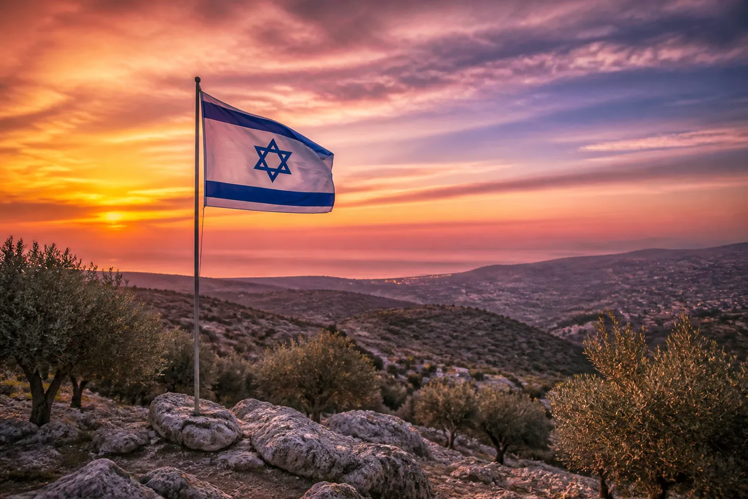 Israeli Flag Seen on Ali al-Taher Hill as Occupation Continues in Southern Lebanon