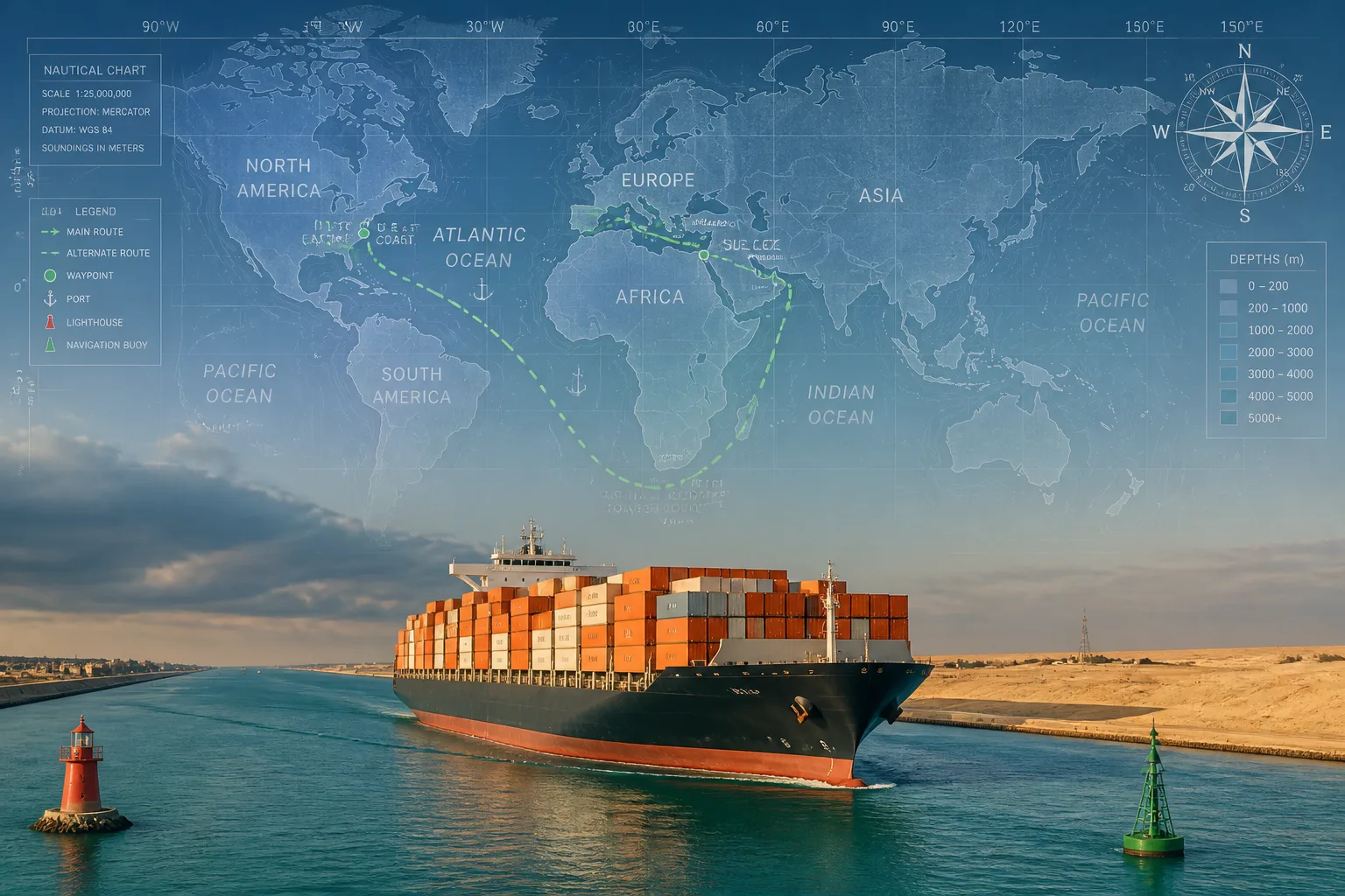 Maersk Resumes Middle East-US East Coast Shipping via Suez Canal After Red Sea Attacks
