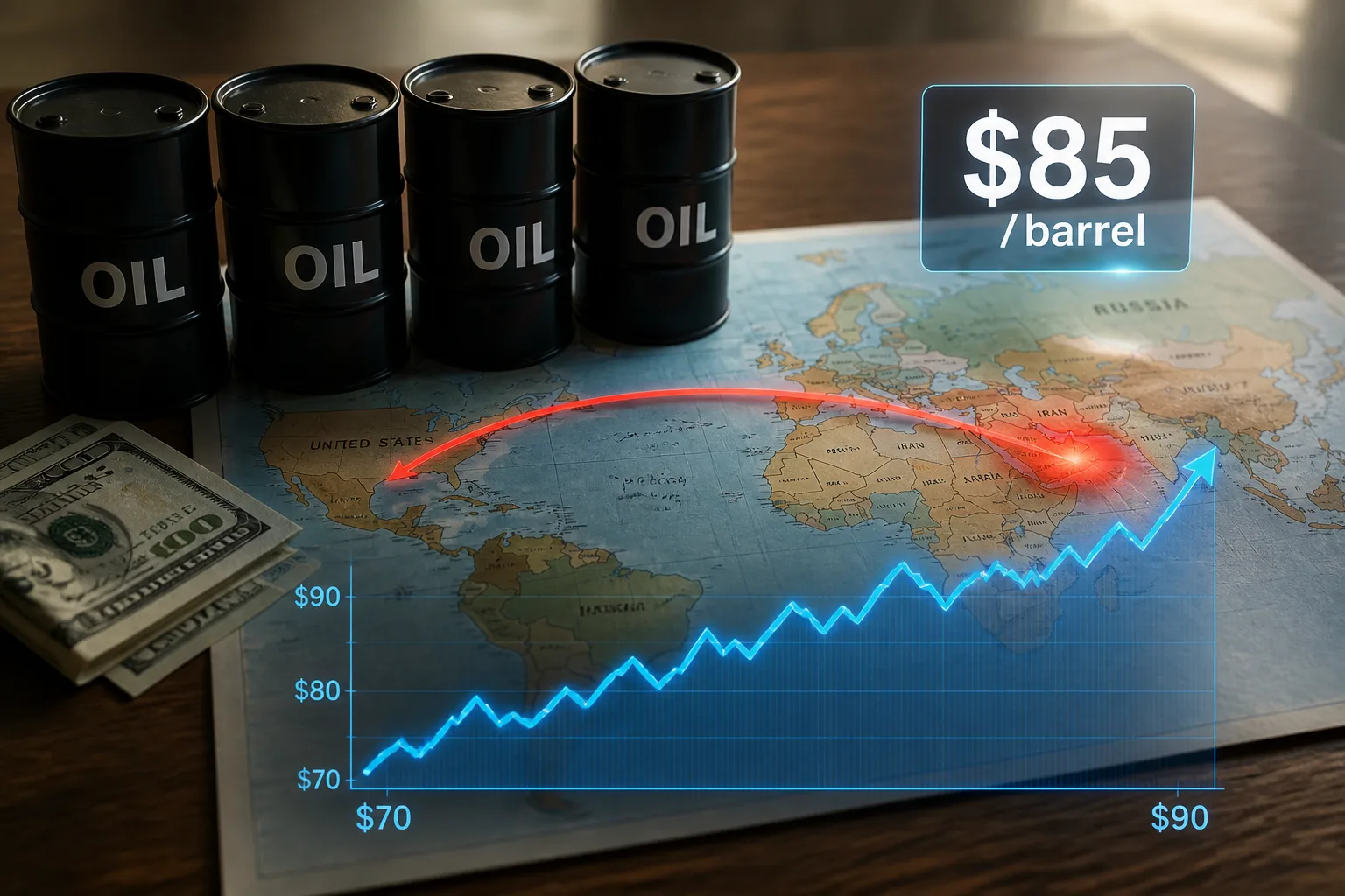 Dollar Strengthens Amid Renewed U.S.-Iran Hostilities, Oil Prices Surge
