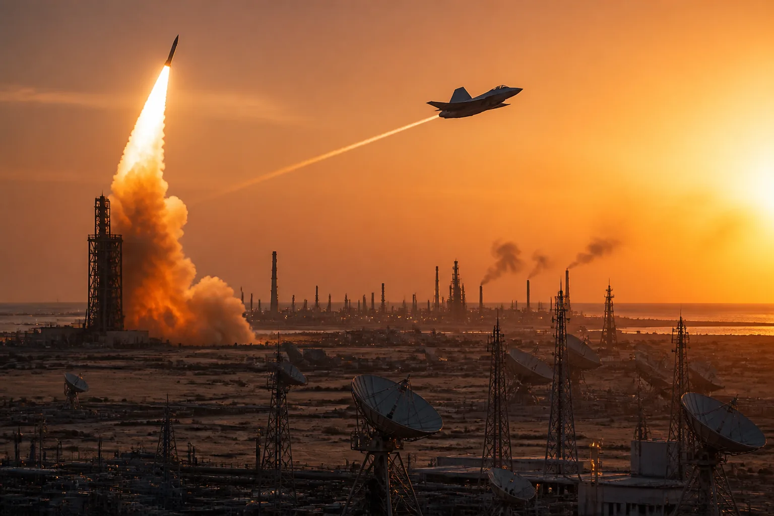 US Strikes on Iran Escalate as Gulf Nations Report Air-Defense Successes and Energy Plant Attacks