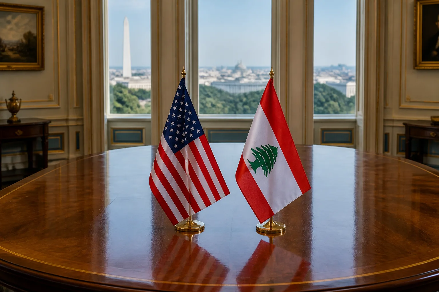 Lebanese President Joseph Aoun Meets U.S. Secretary of State Marco Rubio in Washington Ahead of Trump Visit