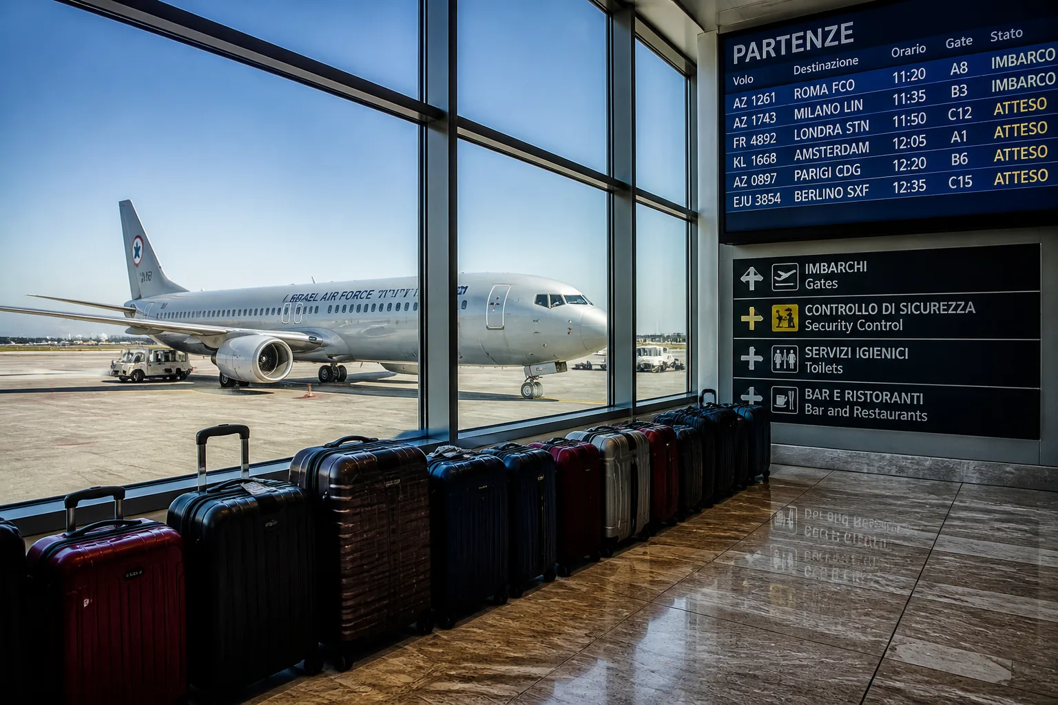 Italian Airports Face Anti-Israel Protests as Activists Target Israeli Travelers